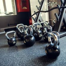 Гиря обрезиненная с хромированной ручкой PROFI-FIT 12 кг